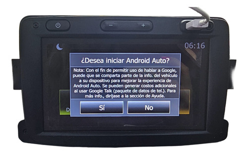 Pantalla Original Renault Con Android Auto Y Apple Carplay Negro