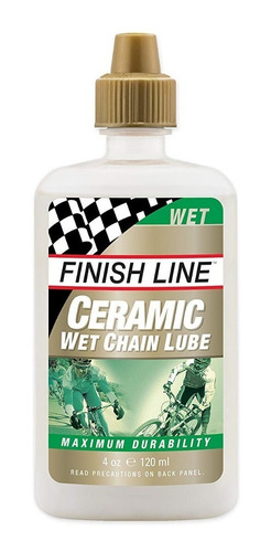 Imagen 1 de 1 de Lubricante Finish Line Ceramic Wet 120 Mls