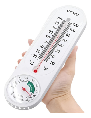 Termometro Ambiental Analogo Exterior Pared Hidrometro Humed