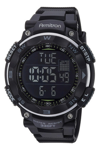 Reloj Cronografo Negro Armitron Sport Para Hombre