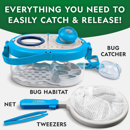 National Geographic Bug Catcher Kit Para Niños - Cazabich...