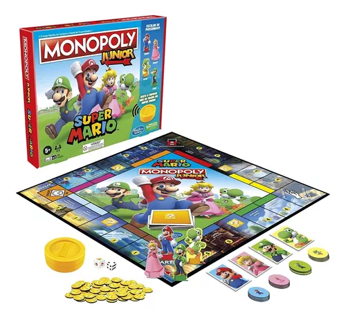 Jogo de Tabuleiro MONOPOLY Junior (Idade Mínima Recomendada: 4 anos -  Versão em Português)