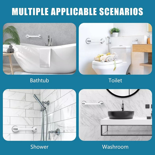 Barras De Sujeción Para Bañera Y Ducha, Asidero, 2 Piezas
