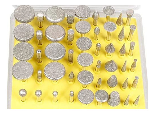 Agile-shop 50 pcs Punta De Diamante Recubierto Rotary Moli.