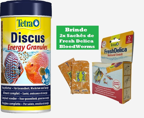 Ração Tetra Discus Energy 80g -bom P/ Doentes Em Recuperação