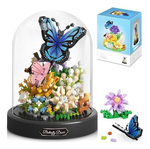 High Godo Juego De Construcción De Mariposas Y Ramo De De De