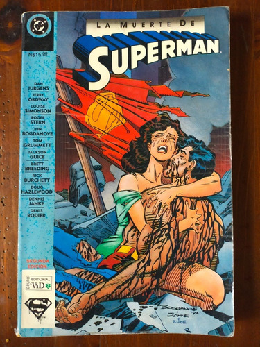 La Muerte De Superman Dc Comics Segunda Edición Edit Vid