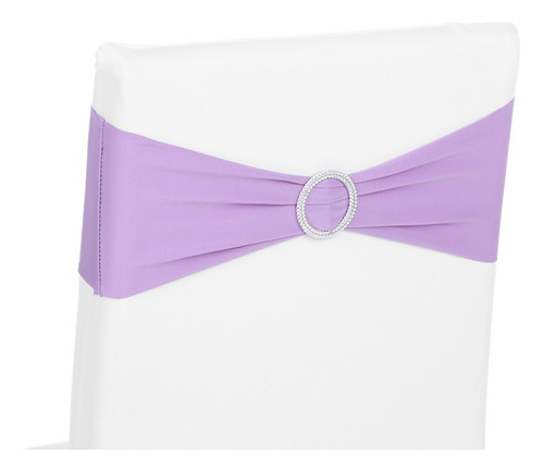 Cintas Elásticas Para Sillas De Boda 50 Unidades Lazos Co