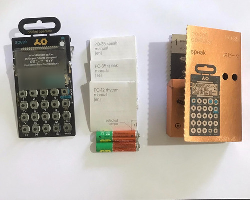 Po-35 Speak Teenage Engineering Pocket Operator