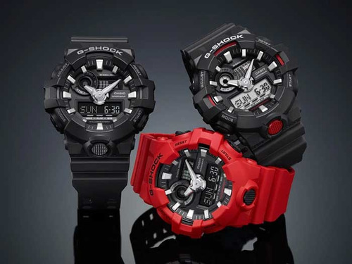Relógio Casio G-shock Ga-700-1adr - Garantia Da Casio + Nfe