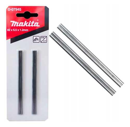 Jogo Faca Fina Plaina Makita Mkp080 Mt190