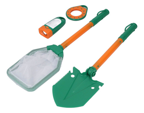 Juego De Juguetes De Arena Con Pala Larga Para Playa, Malla,