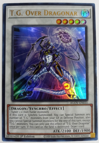 T.g. Over Dragonar - Ultra Rare    Agov