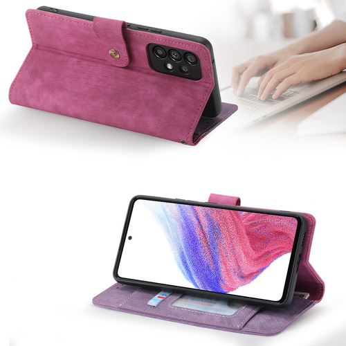 Tarjetero Con Cremallera, Funda De Cuero Tipo Cartera Para