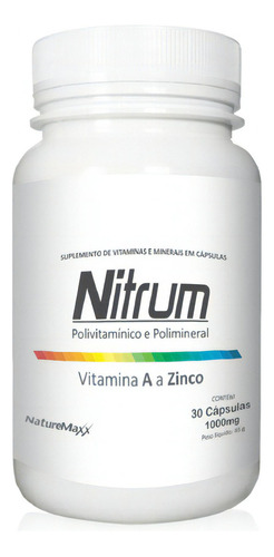 Polivitamínico A-z - 1000 Mg 60 Cápsulas Sabor Sem Sabor