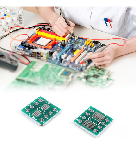 Adaptador Sop8 Ssop8 Tssop8 Smd A Dip8, 0.65/1.27 Mm Pcb, 50