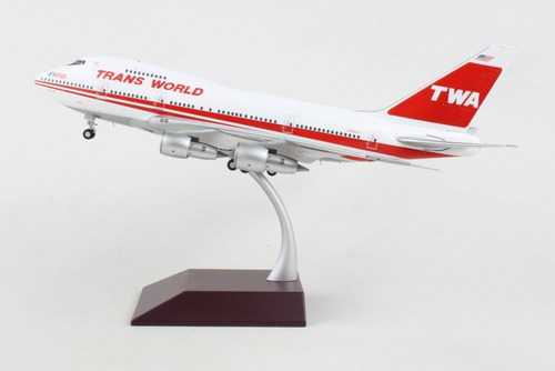 Avion Boeing 747sp De Twa Boston Express N58201 Escala 1:200