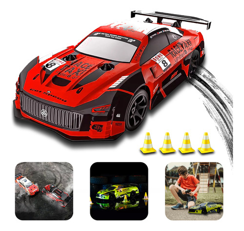 Auto A Control Remoto Drift Recargable 4wd Rc 2.4ghz 