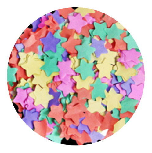 Lança Confete Granada Chuva De Estrelas Coloridas - 30cm