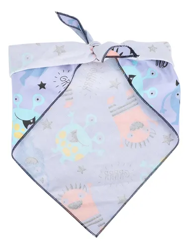 Babero Triangular Para Mascotas, 4 Piezas, Estilo Estampado,