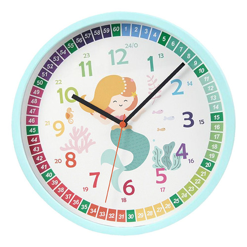 Reloj De Enseñanza De 10 Pulgadas Para Aprender A Contar La