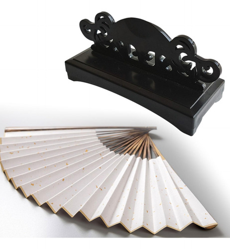 Soporte De Ventilador Plegable, Base De Ventilador De Negro