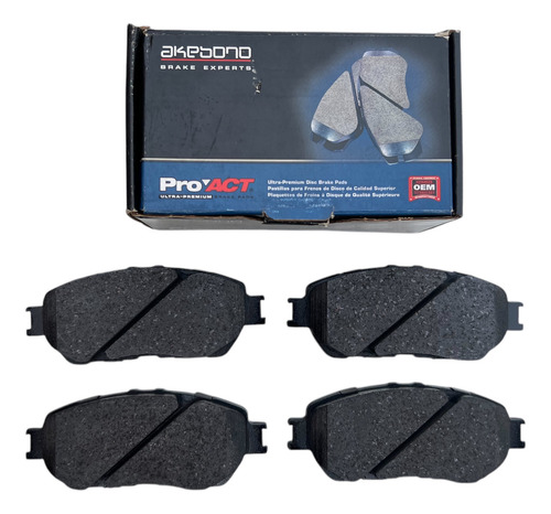 Pastilla De Frenos Ceramica Akebono Toyota Sienna / Tacoma