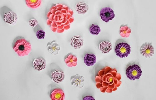 Set Para Armado De Flores Parpen - Repostería Pasteleria