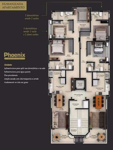 Imagem 3 de 3 de Apartamento - Meia Praia - Ref: 220 - V-1303