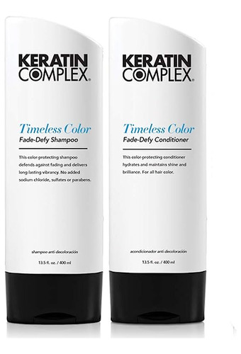 Keratin Complex Timeless Color Fade-defy Shampoo 13.5 Oz And