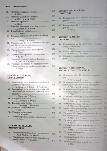 Libro Farmacología Humana De Jesus Florez (Usado)