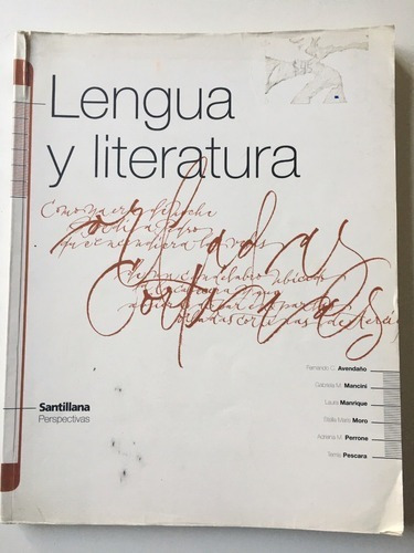 Lengua Y Literatura 1 - Perspectivas 2007 Santillana Usado 