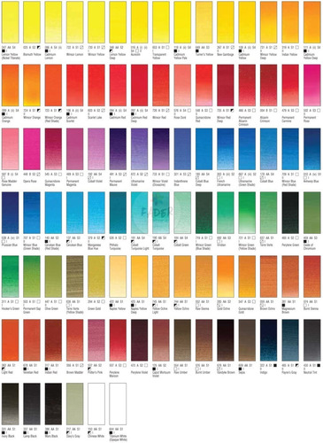 Acuarelas Profesionales Winsor Newton Pomo De 5ml Serie 1