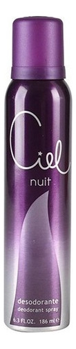 Desodorante en aerosol Ciel Nuit 186 ml