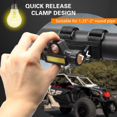 Lámpara Led Universal Roll Bar Utv Atv For Polaris R, 2 Uni