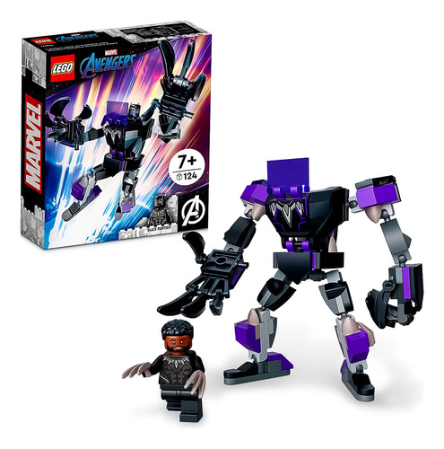Lego Pantera Negra Robot Marvel 76204 Juego 124pcs - El Rey