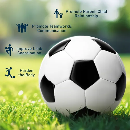Balón De Fútbol Tamaño 5 Para Niños Y Adultos Con Bomba Y Bo