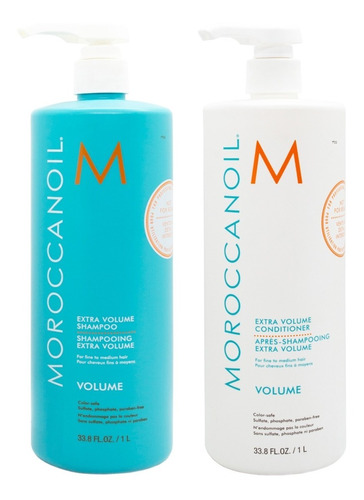 Moroccanoil Kit Shampoo X1000 + Acondicionador X1000 Volume