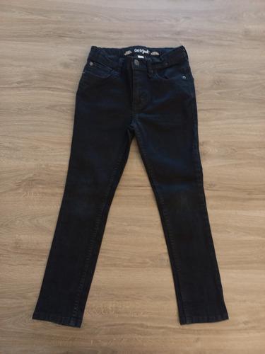 Pantalon Jean Negro Cat&jack Elastizado Nena 8 Años