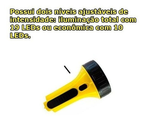 Holofote Lanterna Ultra Led Recarregável 1300mah Bivolt Xtra