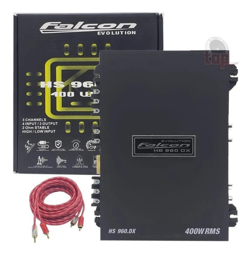 Caixa Sub Hurricane 350w Rms 10 Pol + Mód Falcon Hs 960 Dx