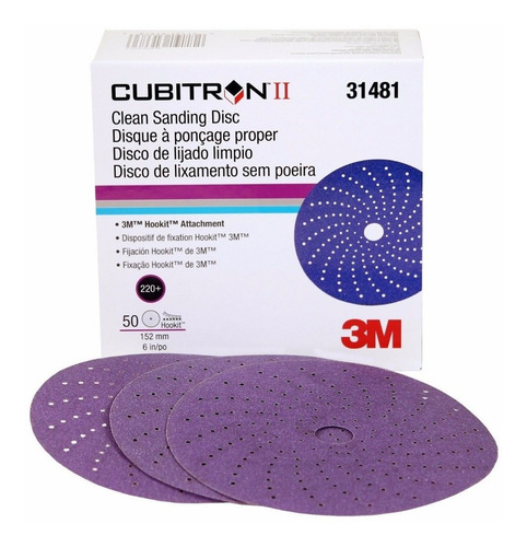 Kit Lijas 3m Disco Cubitron Ii 180+(5pz),220+(5pz),320+(5pz)