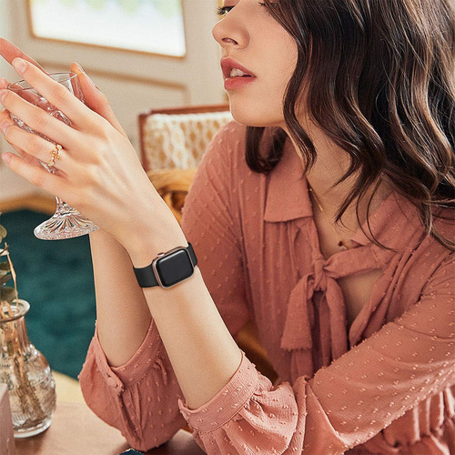 Bandas De Silicona Compatibles Con Apple Watch Series 6 5 4