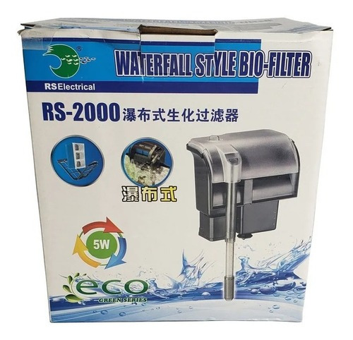 Filtro Externo Rs 2000 800l/h Rs Aqua para Aquários 127v
