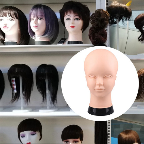 Cabeza De Maniquí, Modelo De Pvc, Soporte De Exhibición De