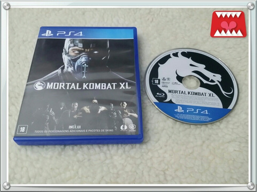 Jogo Mortal Kombat Xl Playstation 4 Ps4 Mídia Física 
