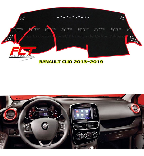 Cubre Tablero - Renault Clio - 2015 2016 2017 2018 2019 Fct®