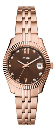 Relógio Fossil Feminino Scarlette Rosé - Es5324/1jn