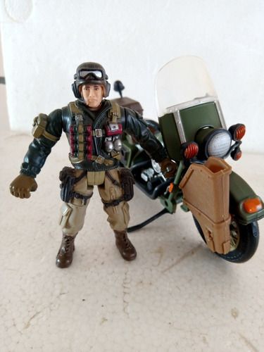 Soldado Con Moto Militar Sodier Force De Chap Mei, No Gijoe