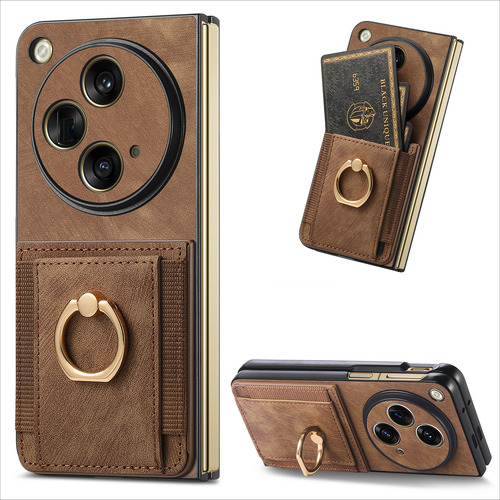 Funda Para Oppo Find N3 N5 Case Cartera Cuero Magnético